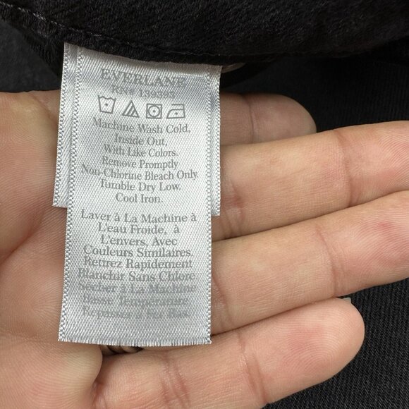 Everlane Women's NWT Black The Curvy Cheeky Hi-Rise Minimalist Jean W34/L28 - Picture 12 of 14